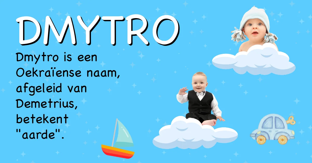 Betekenis van de naam Dmytro - Ontdek de herkomst en betekenis van deze voornaam