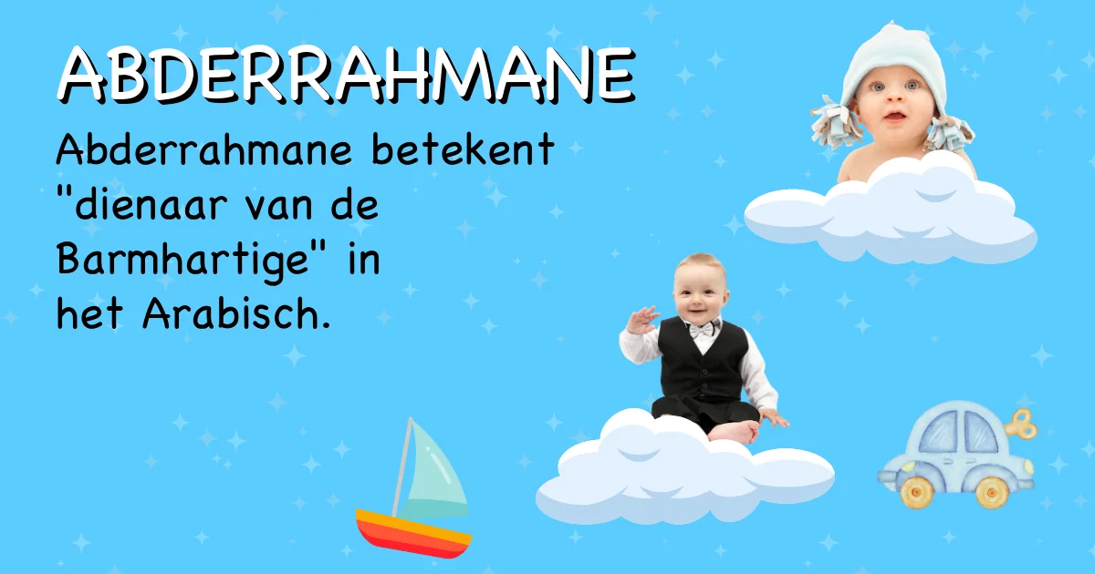 Betekenis van de naam Abderrahmane - Ontdek de herkomst en betekenis van deze voornaam