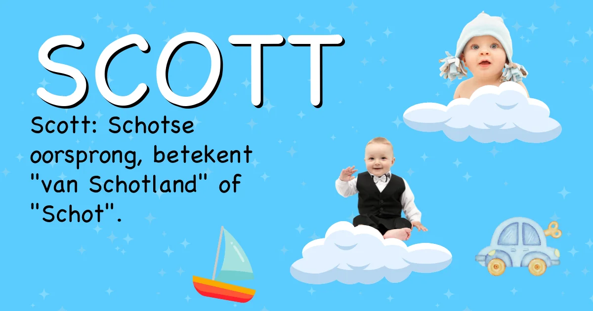 Betekenis van de naam Scott - Ontdek de herkomst en betekenis van deze voornaam