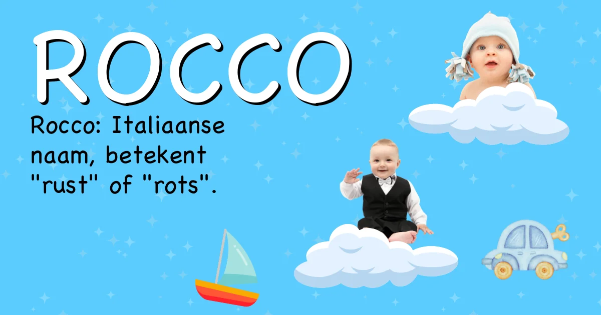 Betekenis van de naam Rocco - Ontdek de herkomst en betekenis van deze voornaam