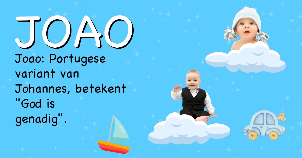 Betekenis van de naam Joao - Ontdek de herkomst en betekenis van deze voornaam