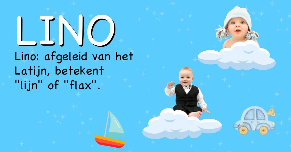 Betekenis van de naam Lino - Ontdek de herkomst en betekenis van deze voornaam