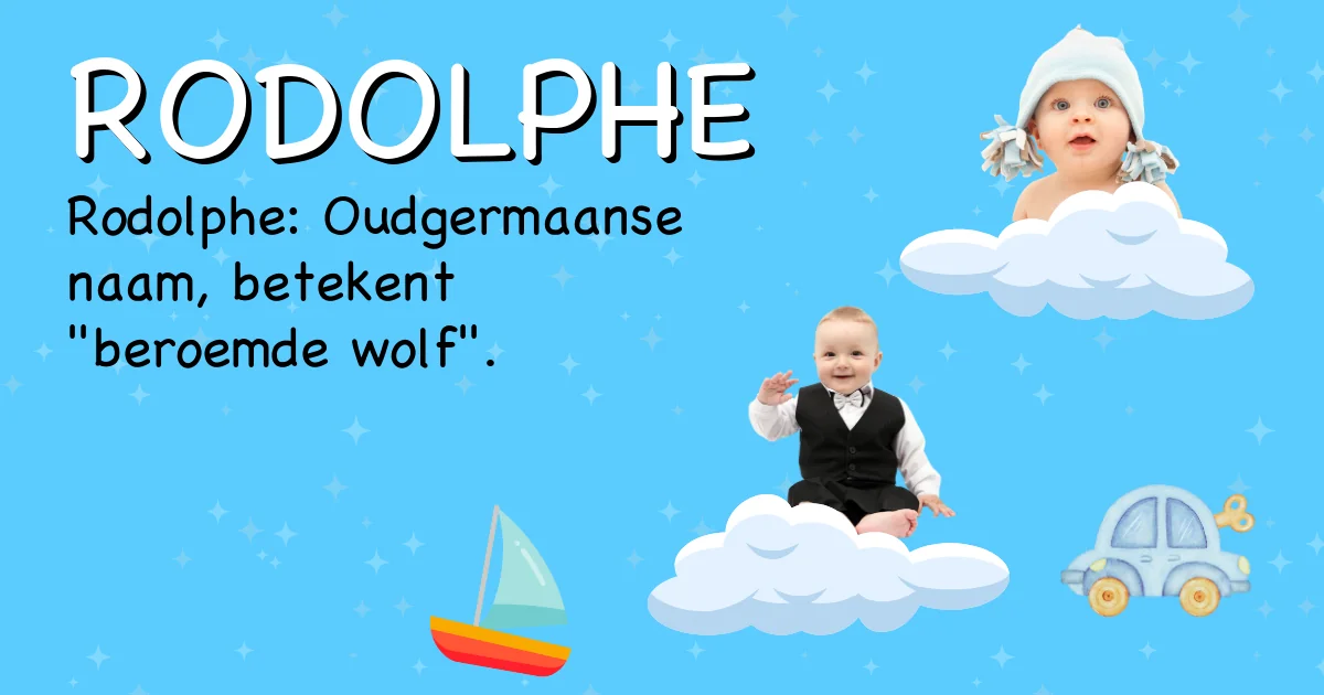 Betekenis van de naam Rodolphe - Ontdek de herkomst en betekenis van deze voornaam