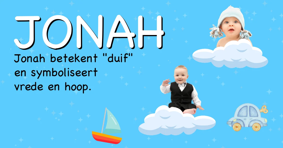 Betekenis van de naam Jonah - Ontdek de herkomst en betekenis van deze voornaam