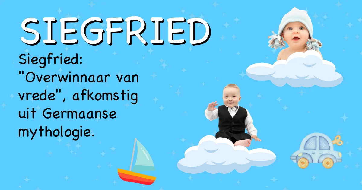 Betekenis van de naam Siegfried - Ontdek de herkomst en betekenis van deze voornaam