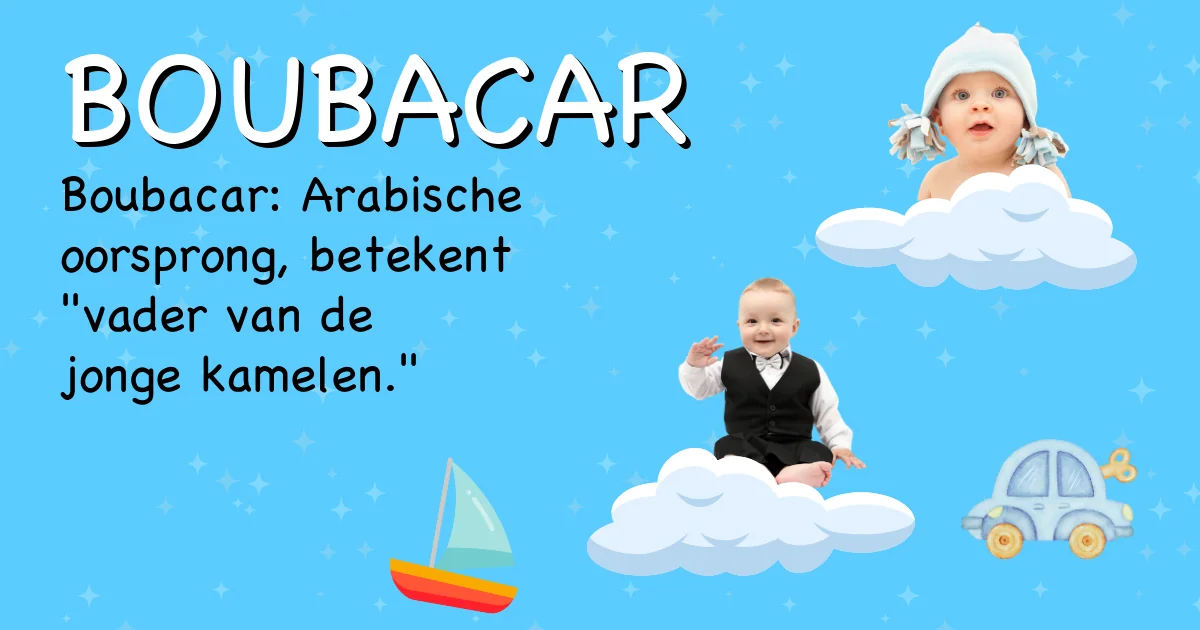 Betekenis van de naam Boubacar - Ontdek de herkomst en betekenis van deze voornaam