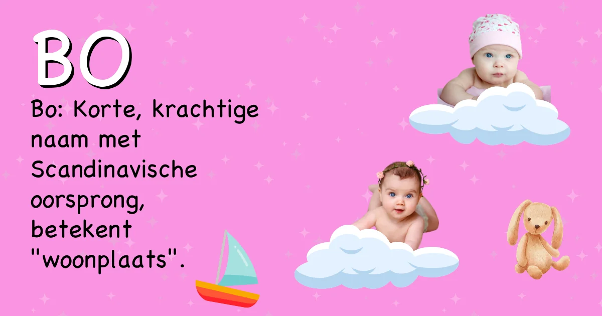 Betekenis van de naam Bo - Ontdek de herkomst en betekenis van deze voornaam