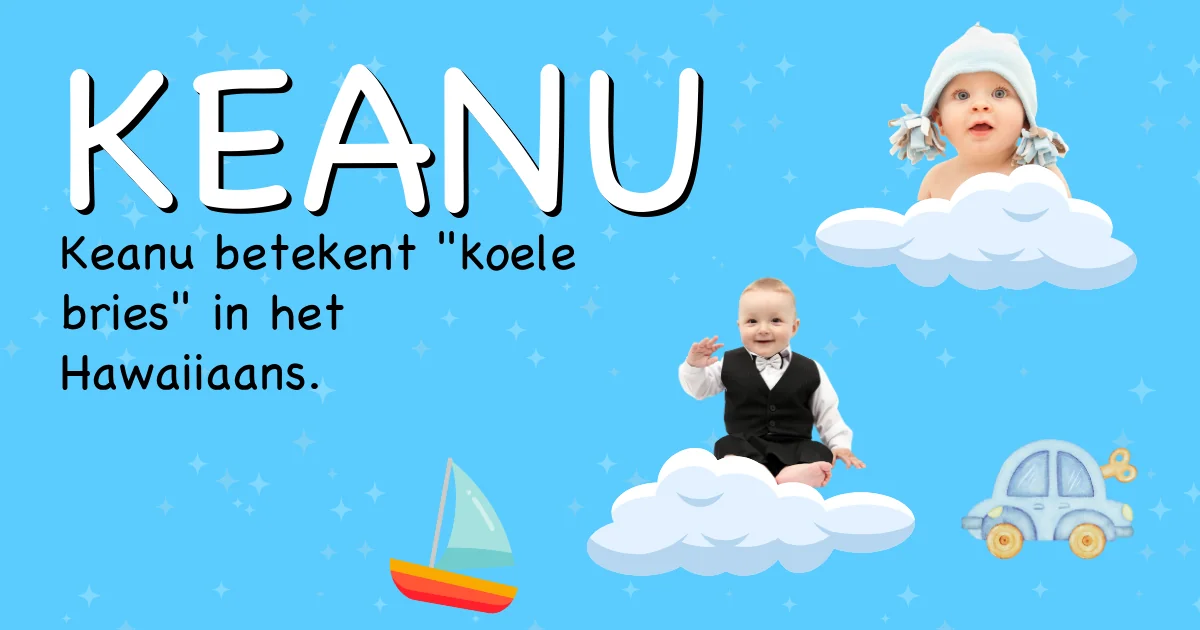 Betekenis van de naam Keanu - Ontdek de herkomst en betekenis van deze voornaam