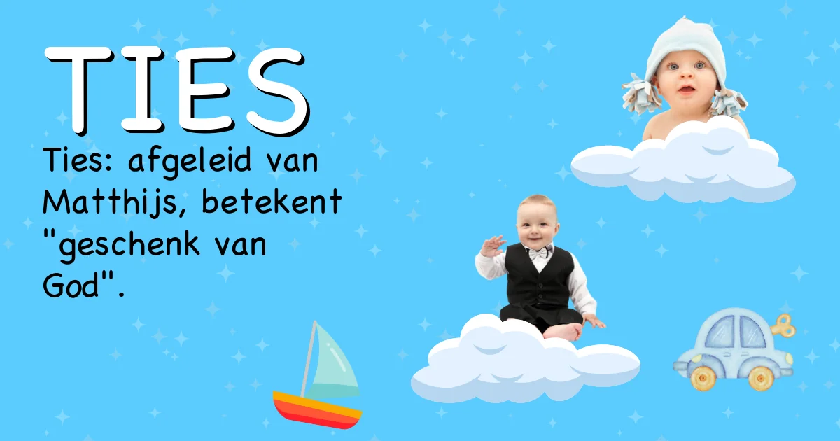 Betekenis van de naam Ties - Ontdek de herkomst en betekenis van deze voornaam