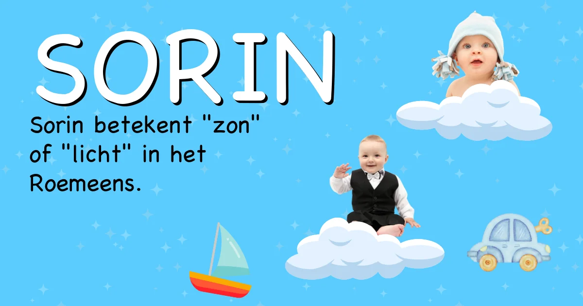 Betekenis van de naam Sorin - Ontdek de herkomst en betekenis van deze voornaam