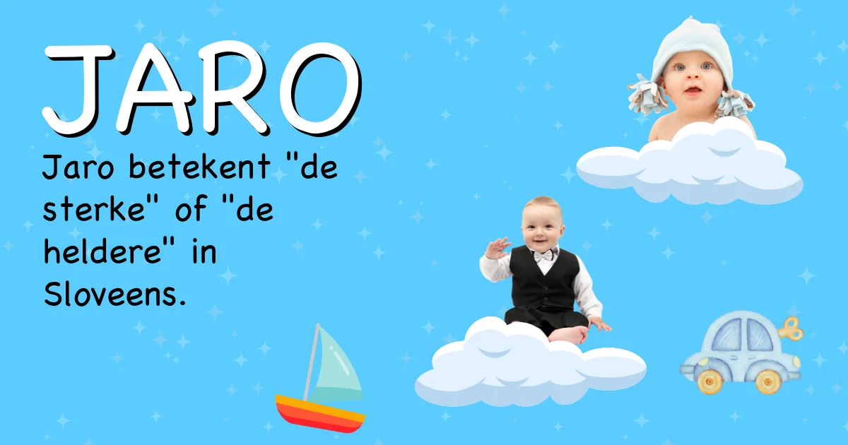 Betekenis van de naam Jaro - Ontdek de herkomst en betekenis van deze voornaam
