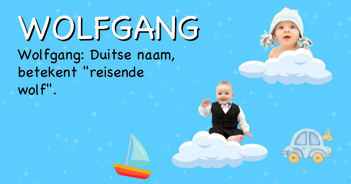 Betekenis van de naam Wolfgang - Ontdek de herkomst en betekenis van deze voornaam