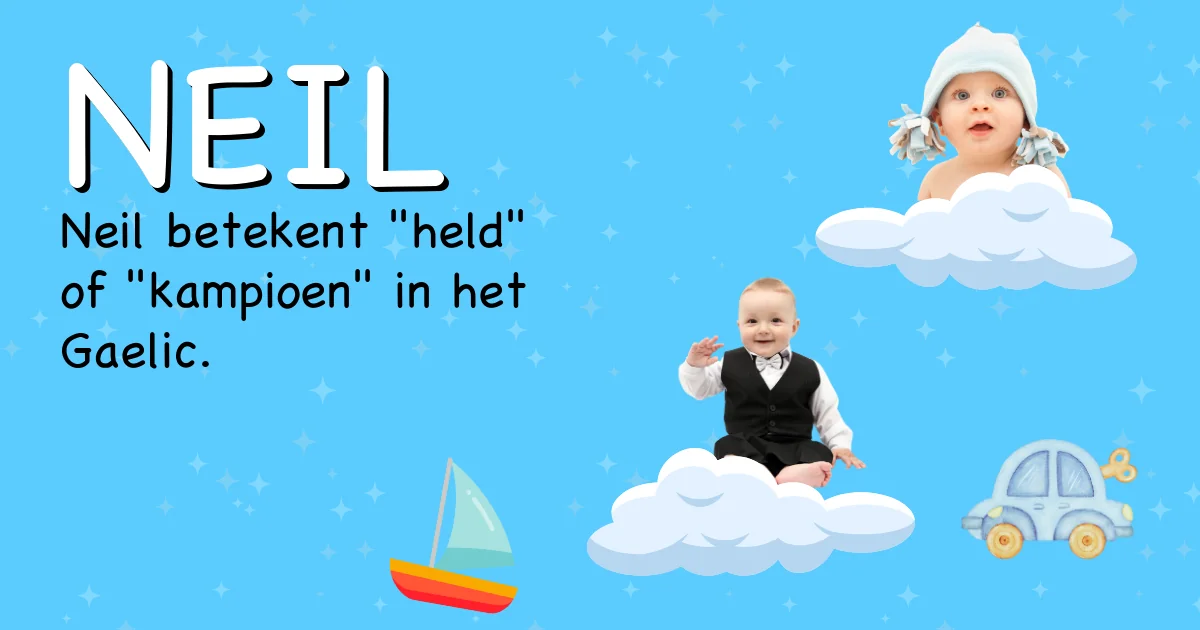 Betekenis van de naam Neil - Ontdek de herkomst en betekenis van deze voornaam