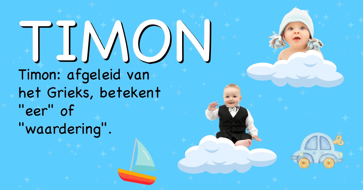 Betekenis van de naam Timon - Ontdek de herkomst en betekenis van deze voornaam