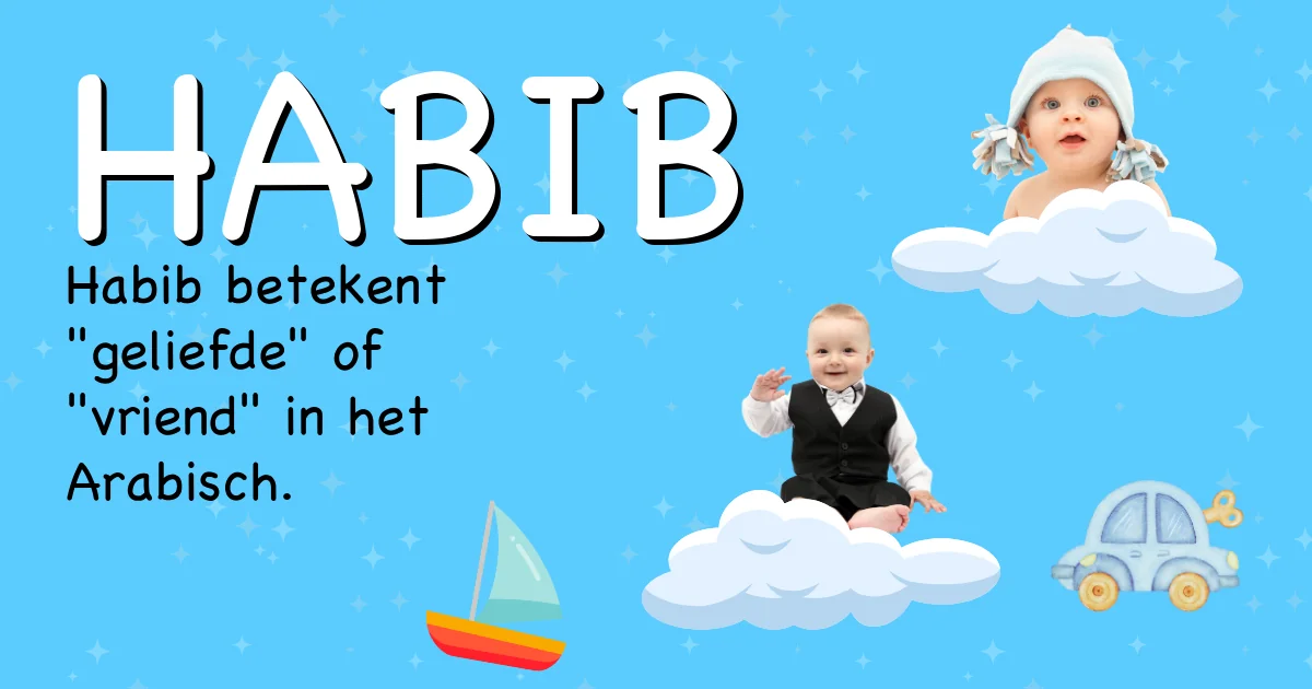 Betekenis van de naam Habib - Ontdek de herkomst en betekenis van deze voornaam