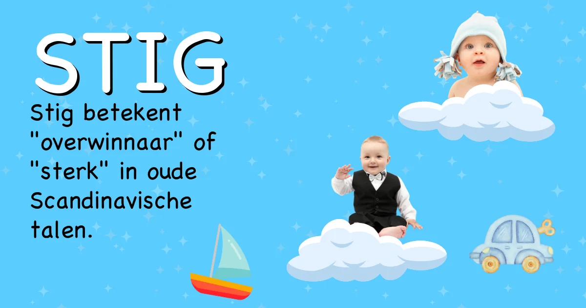 Betekenis van de naam Stig - Ontdek de herkomst en betekenis van deze voornaam