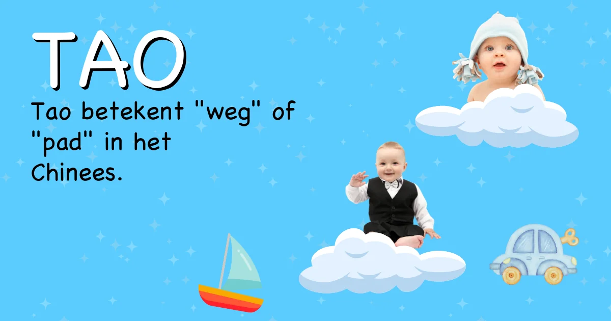 Betekenis van de naam Tao - Ontdek de herkomst en betekenis van deze voornaam