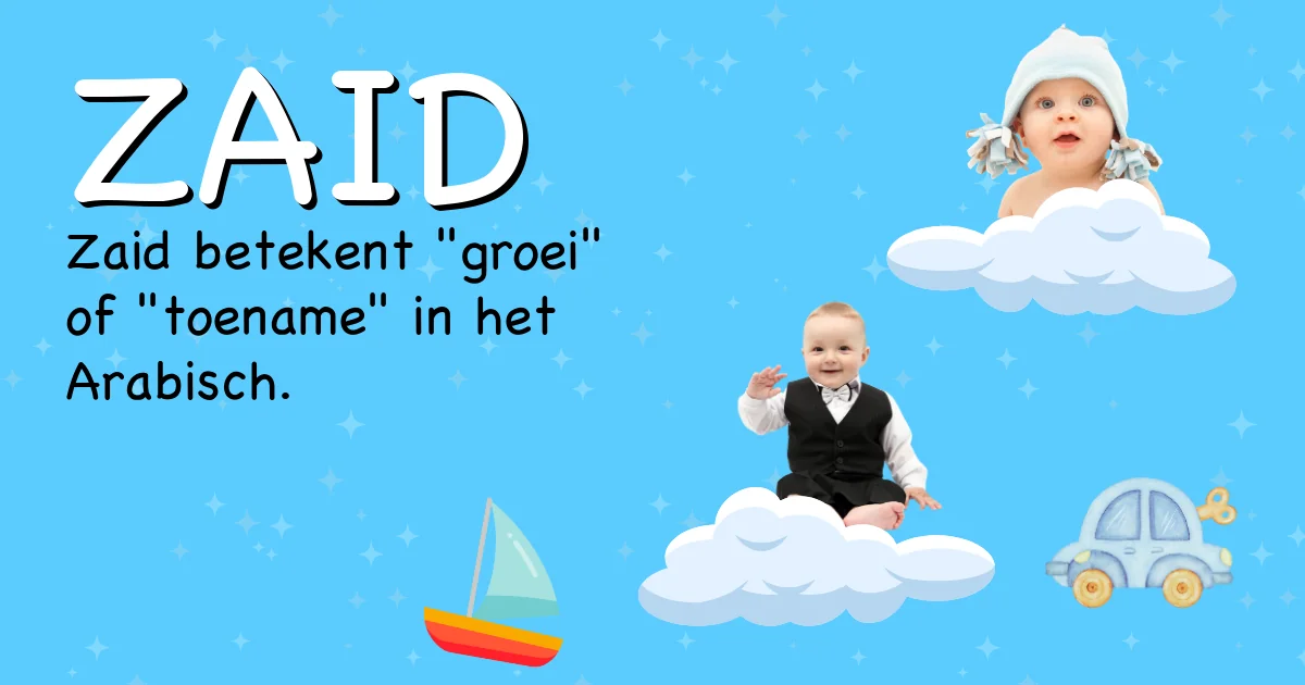 Betekenis van de naam Zaid - Ontdek de herkomst en betekenis van deze voornaam