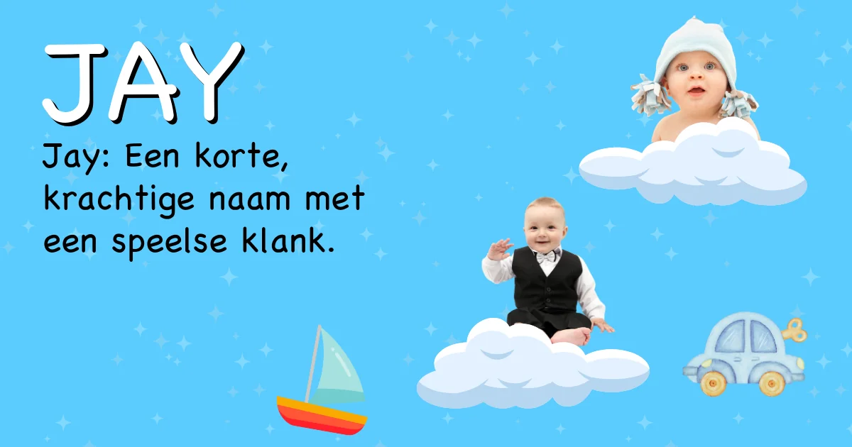 Betekenis van de naam Jay - Ontdek de herkomst en betekenis van deze voornaam