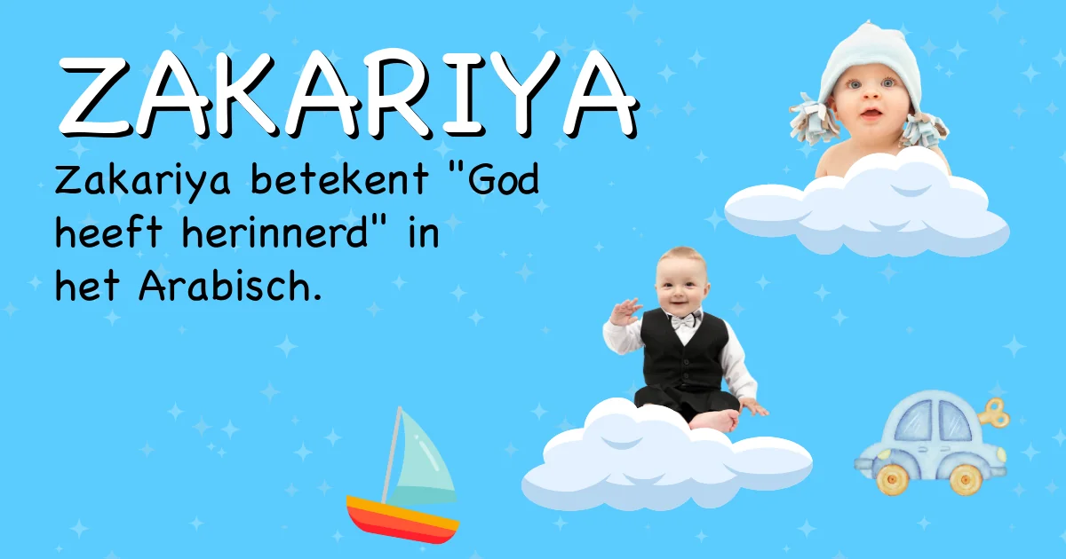 Betekenis van de naam Zakariya - Ontdek de herkomst en betekenis van deze voornaam
