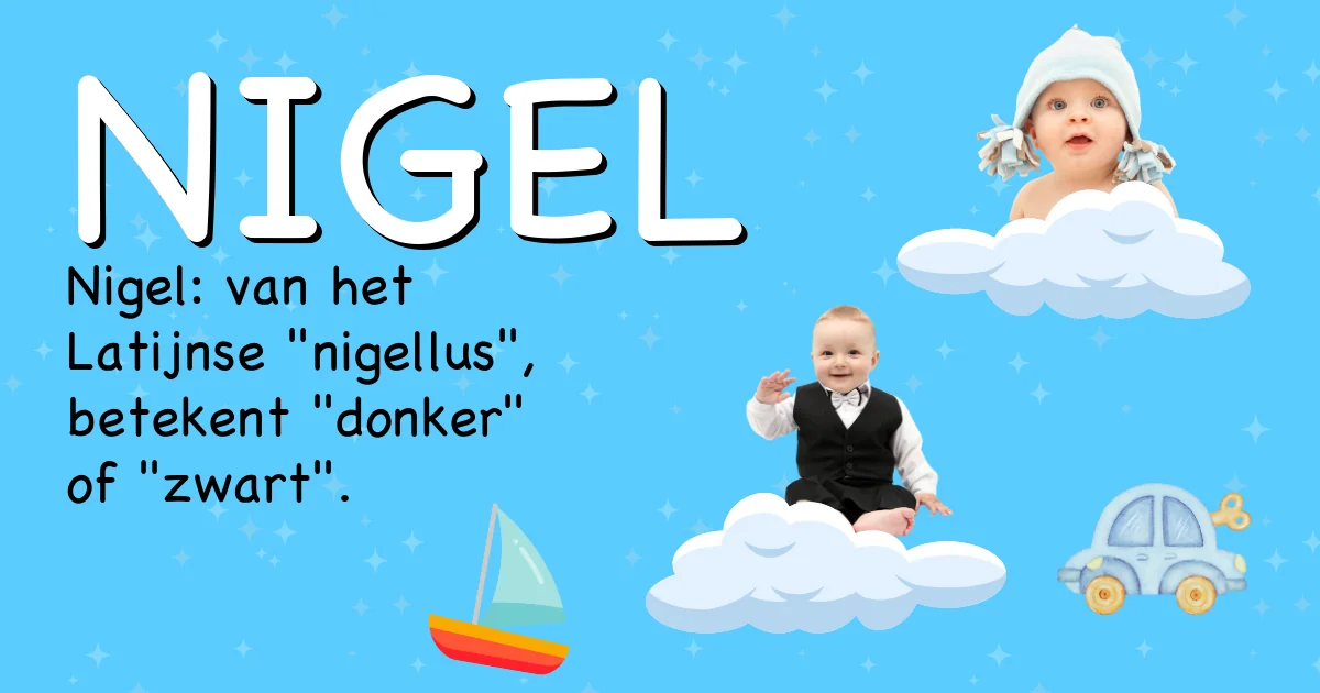 Betekenis van de naam Nigel - Ontdek de herkomst en betekenis van deze voornaam