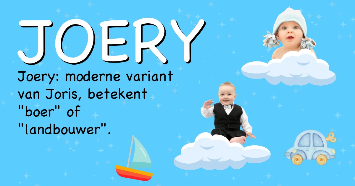 Betekenis van de naam Joery - Ontdek de herkomst en betekenis van deze voornaam