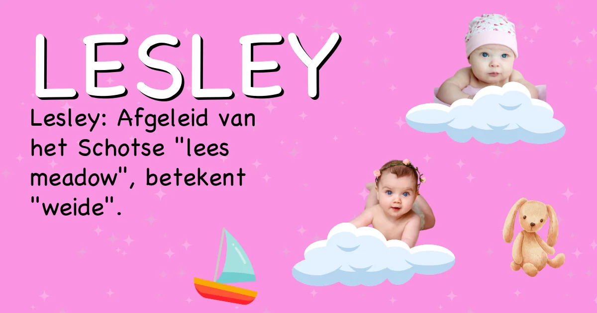 Betekenis van de naam Lesley - Ontdek de herkomst en betekenis van deze voornaam