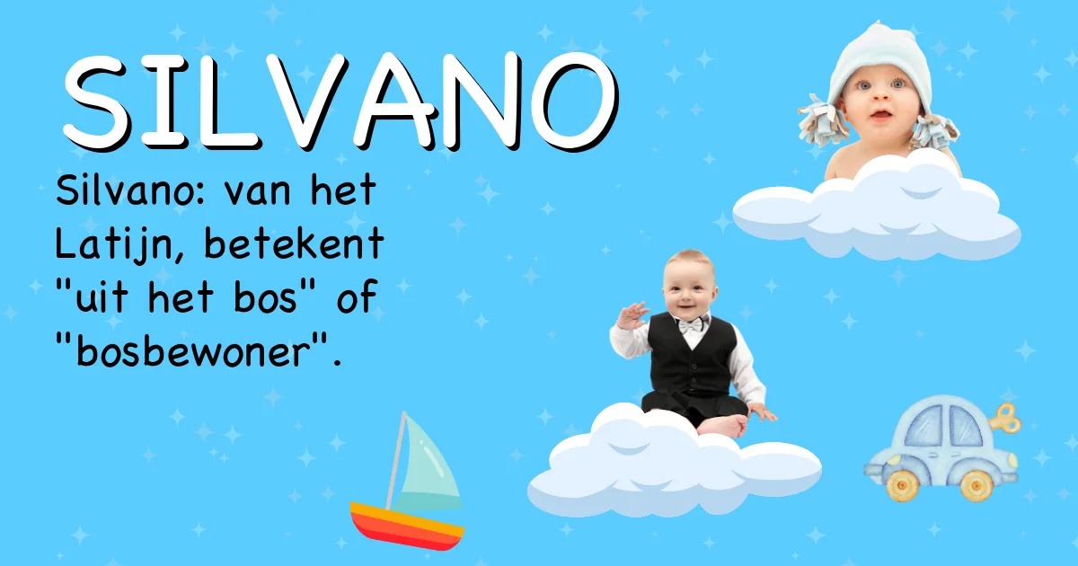 Betekenis van de naam Silvano - Ontdek de herkomst en betekenis van deze voornaam