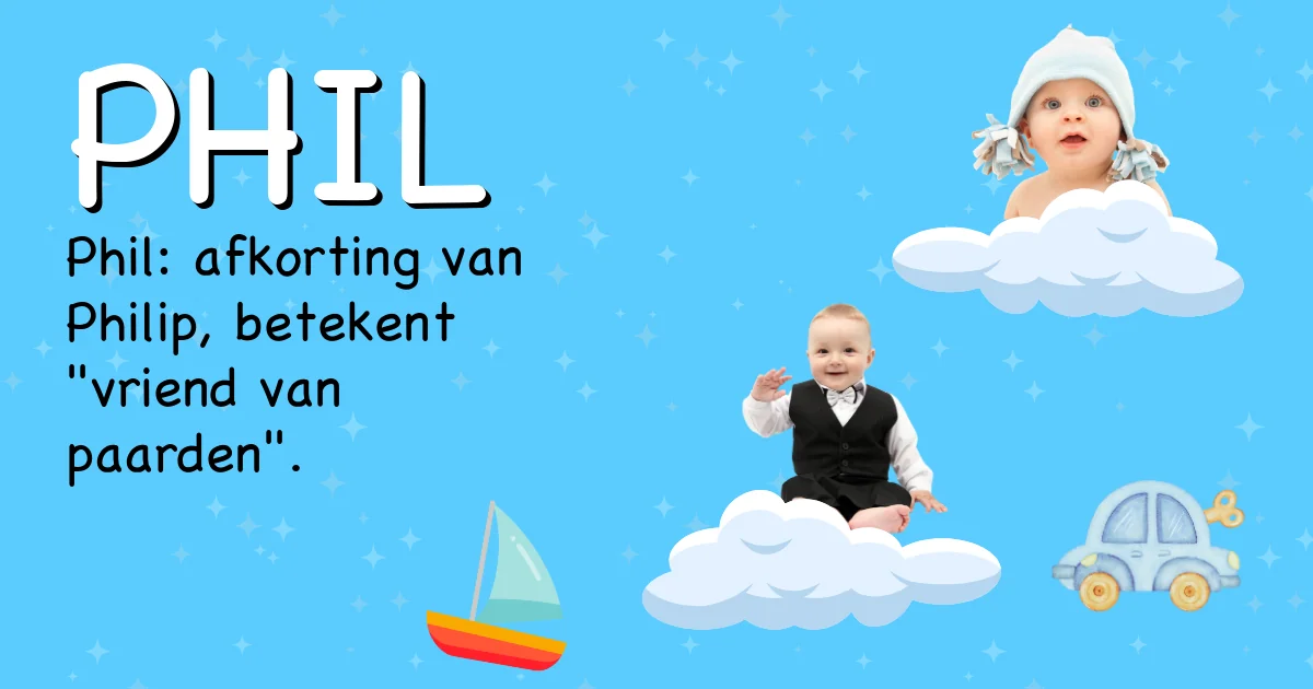 Betekenis van de naam Phil - Ontdek de herkomst en betekenis van deze voornaam