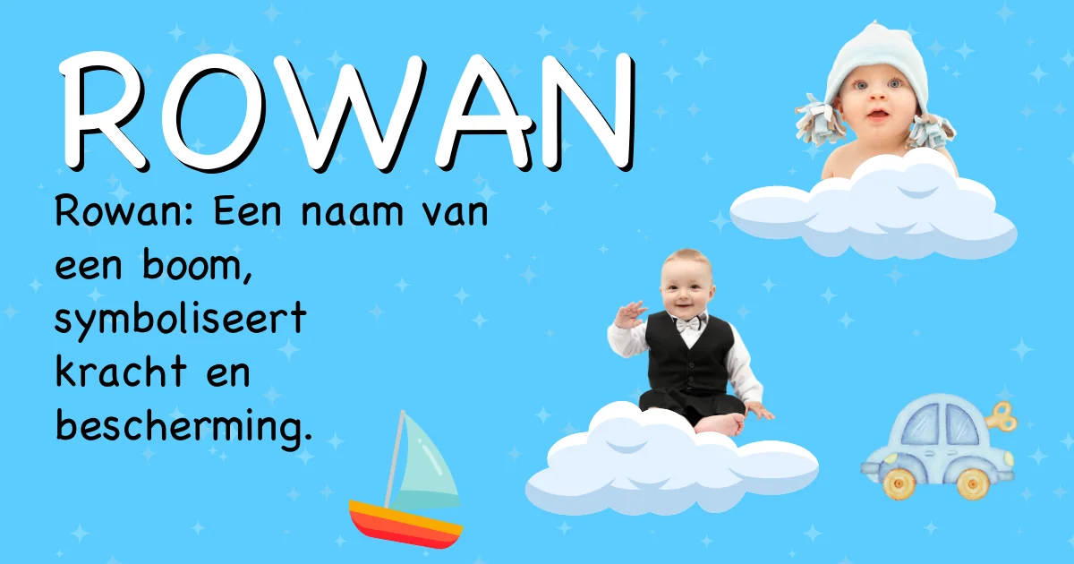 Betekenis van de naam Rowan - Ontdek de herkomst en betekenis van deze voornaam
