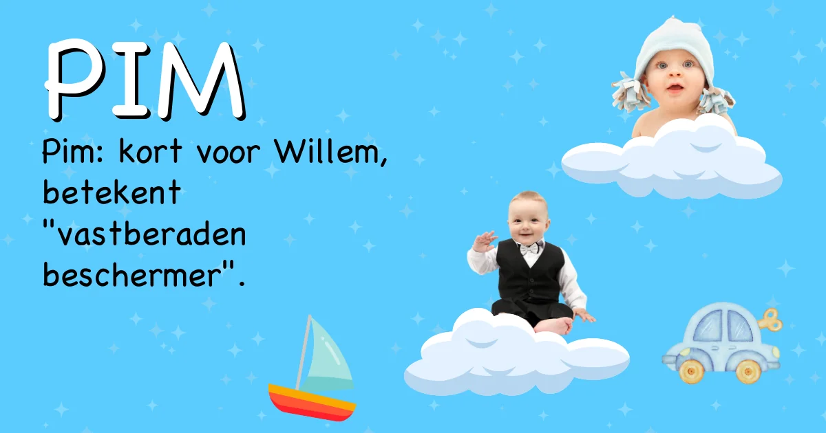 Betekenis van de naam Pim - Ontdek de herkomst en betekenis van deze voornaam