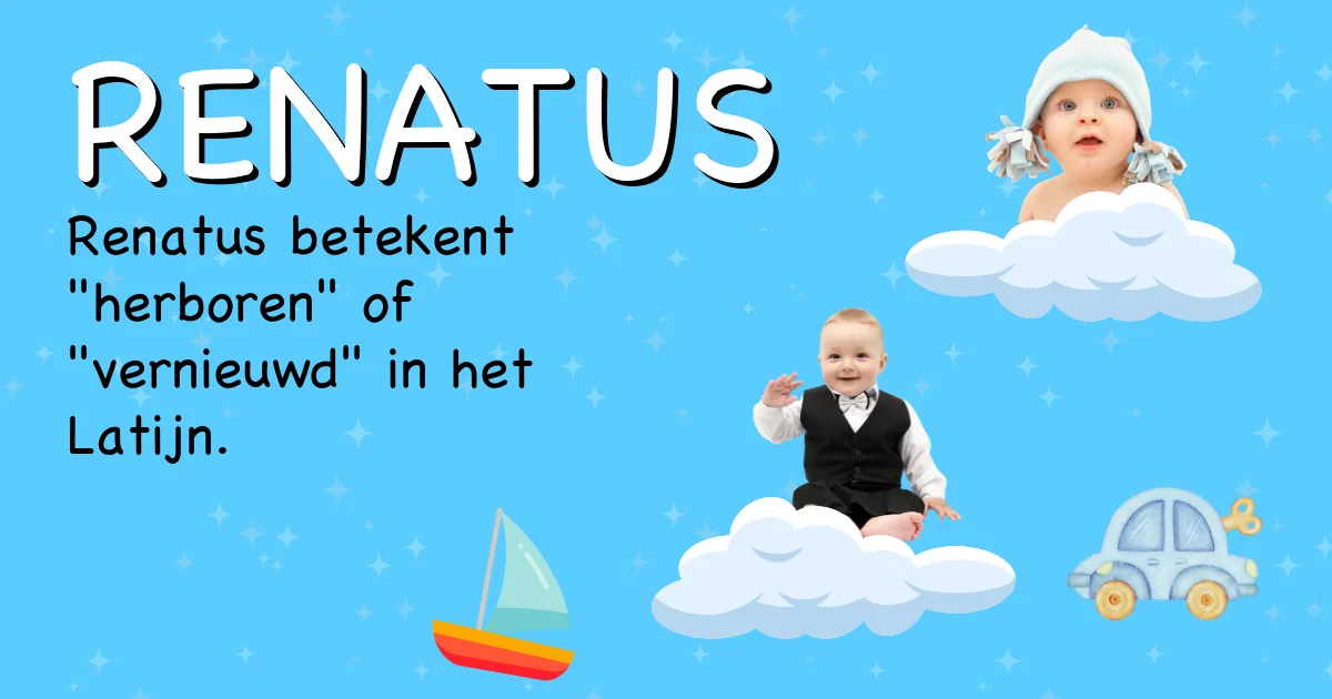 Betekenis van de naam Renatus - Ontdek de herkomst en betekenis van deze voornaam