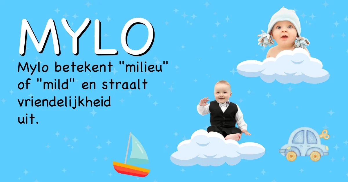 Betekenis van de naam Mylo - Ontdek de herkomst en betekenis van deze voornaam