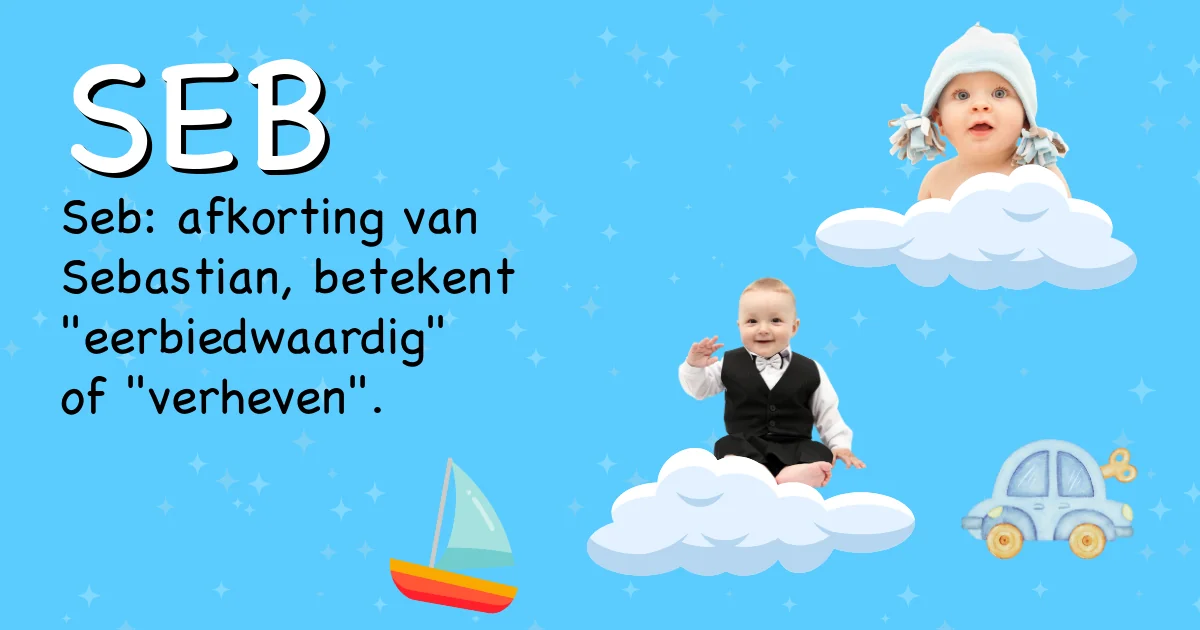 Betekenis van de naam Seb - Ontdek de herkomst en betekenis van deze voornaam