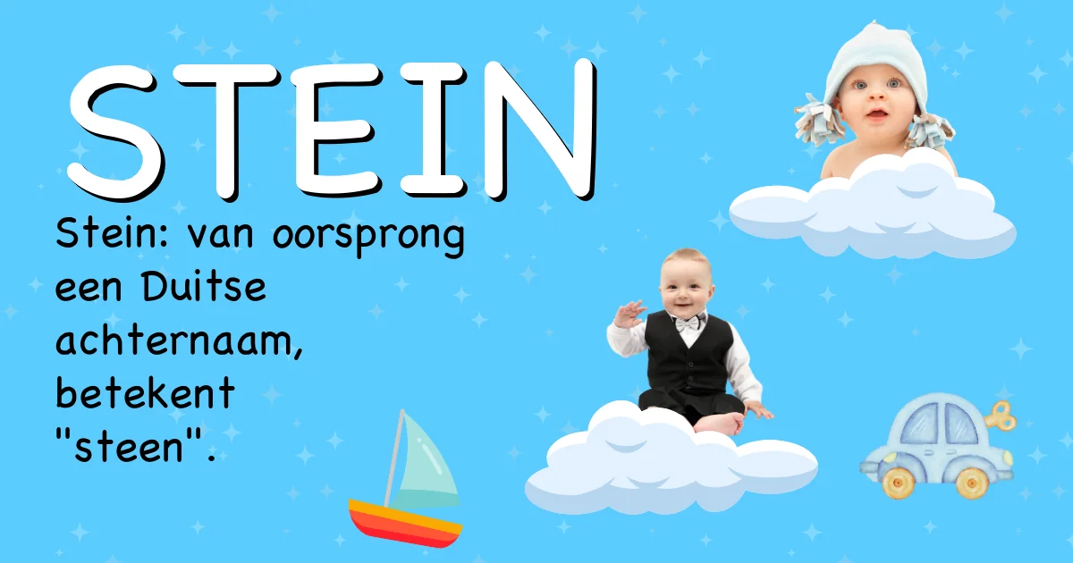 Betekenis van de naam Stein - Ontdek de herkomst en betekenis van deze voornaam