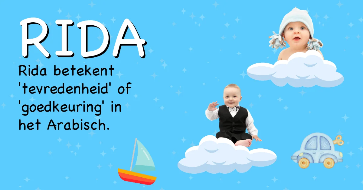 Betekenis van de naam Rida - Ontdek de herkomst en betekenis van deze voornaam