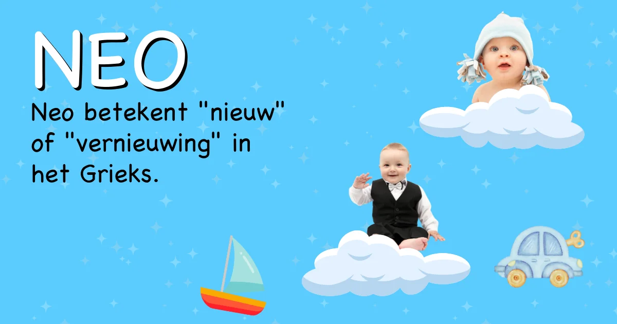 Betekenis van de naam Neo - Ontdek de herkomst en betekenis van deze voornaam