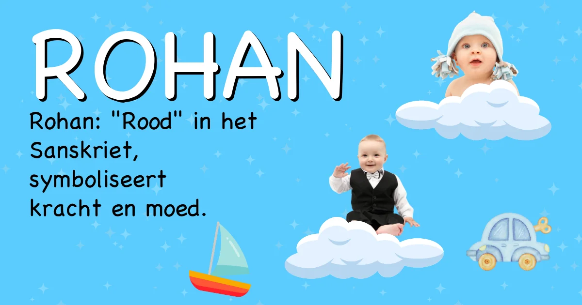 Betekenis van de naam Rohan - Ontdek de herkomst en betekenis van deze voornaam