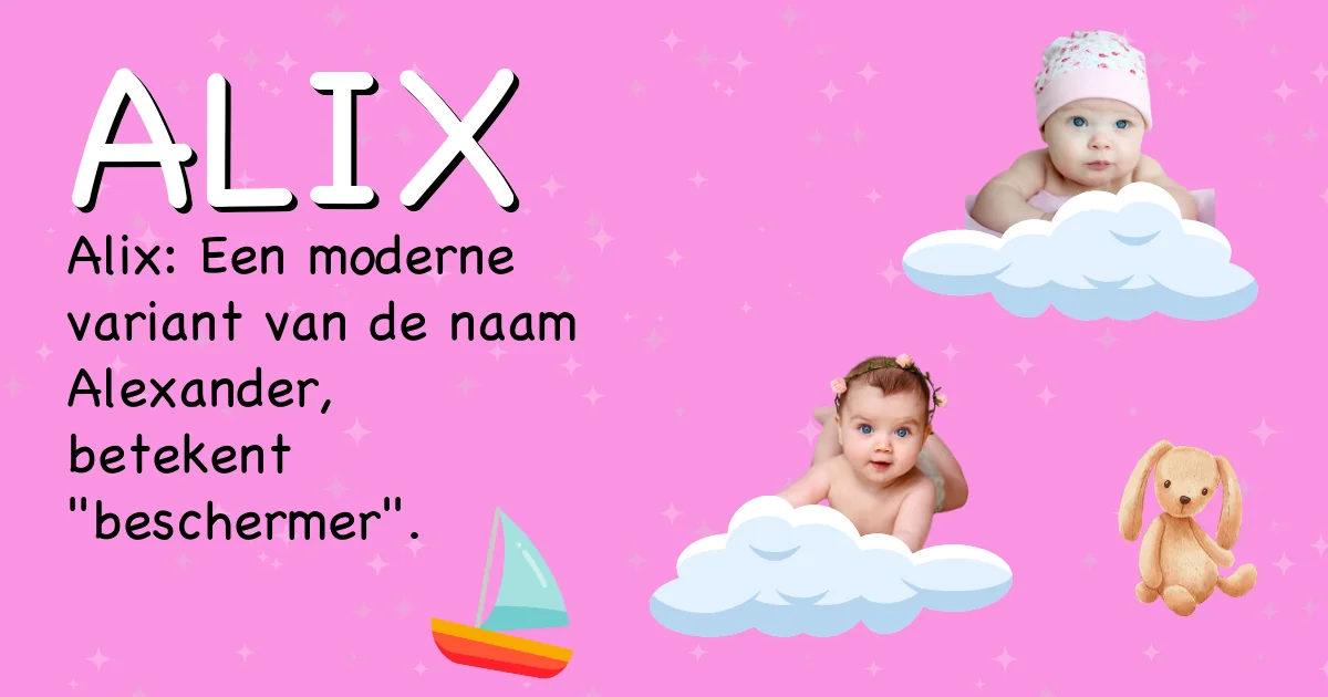 Betekenis van de naam Alix - Ontdek de herkomst en betekenis van deze voornaam