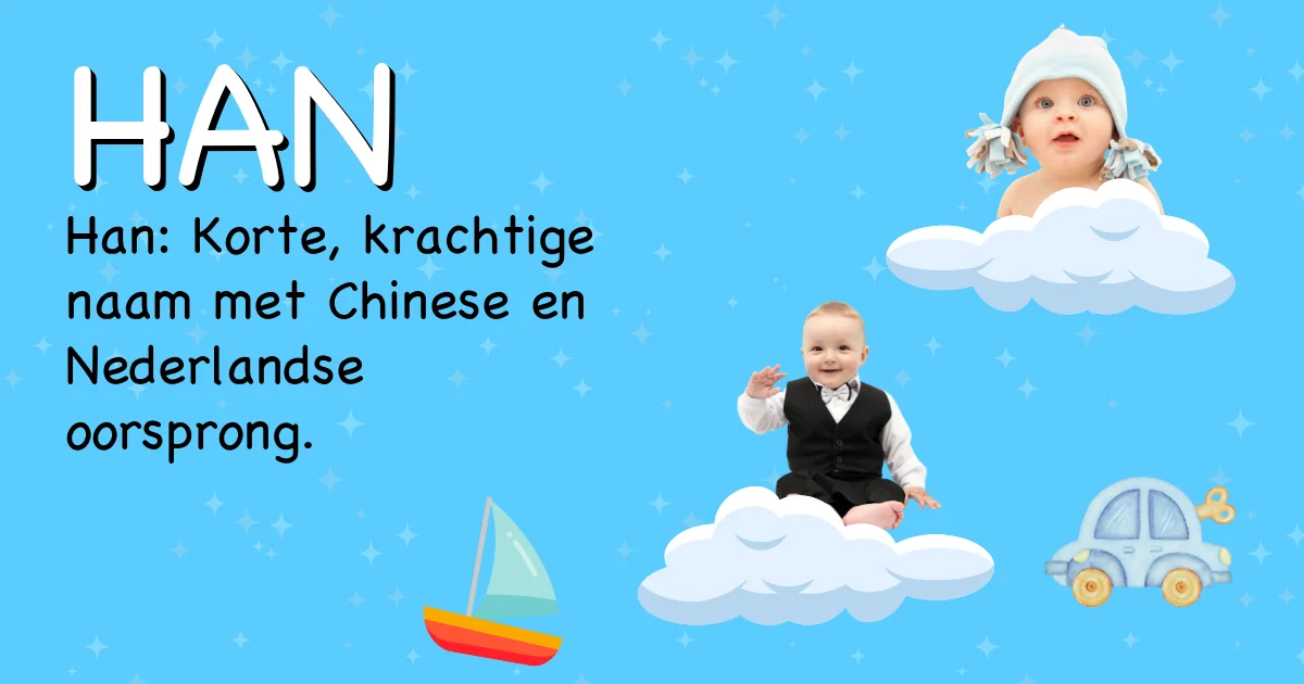 Betekenis van de naam Han - Ontdek de herkomst en betekenis van deze voornaam