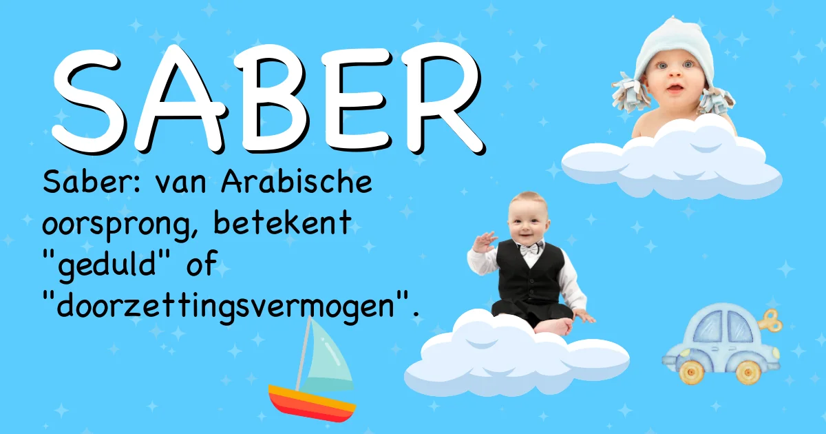 Betekenis van de naam Saber - Ontdek de herkomst en betekenis van deze voornaam