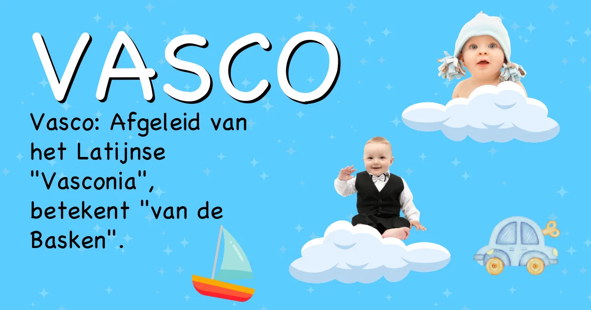 Betekenis van de naam Vasco - Ontdek de herkomst en betekenis van deze voornaam