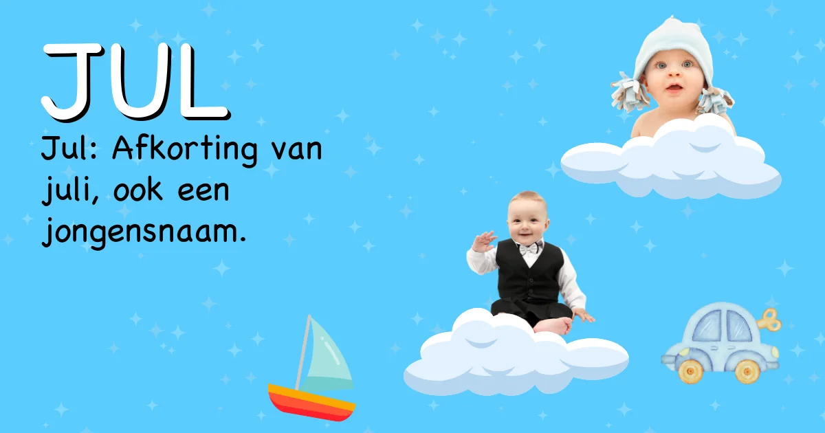 Betekenis van de naam Jul - Ontdek de herkomst en betekenis van deze voornaam