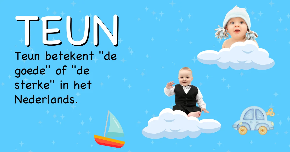 Betekenis van de naam Teun - Ontdek de herkomst en betekenis van deze voornaam