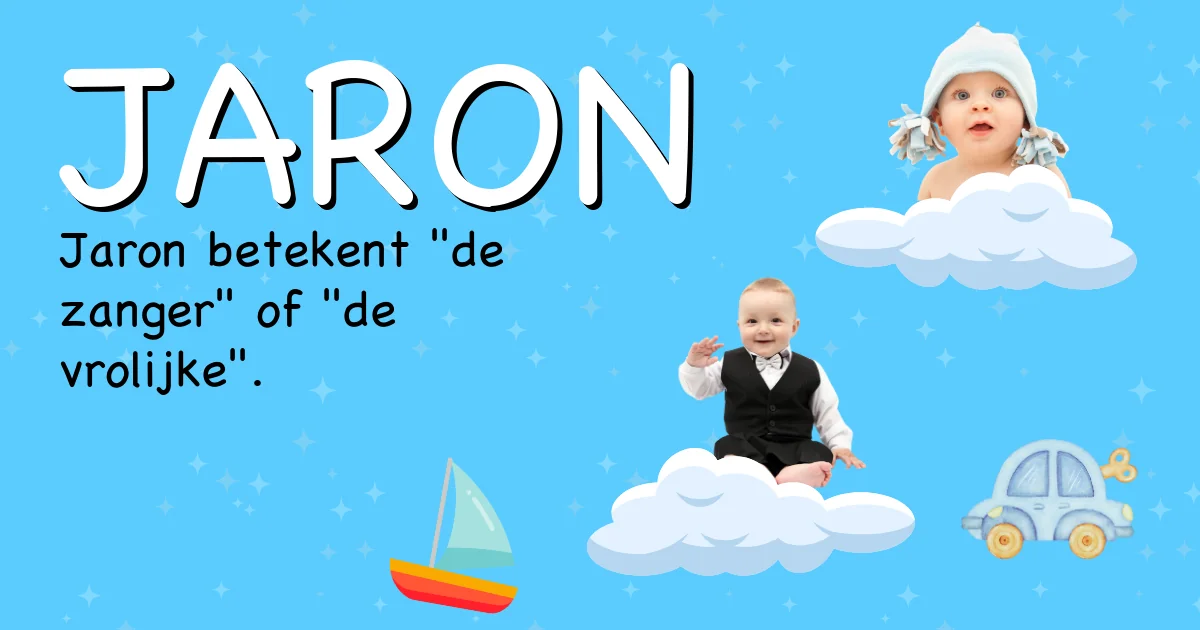Betekenis van de naam Jaron - Ontdek de herkomst en betekenis van deze voornaam