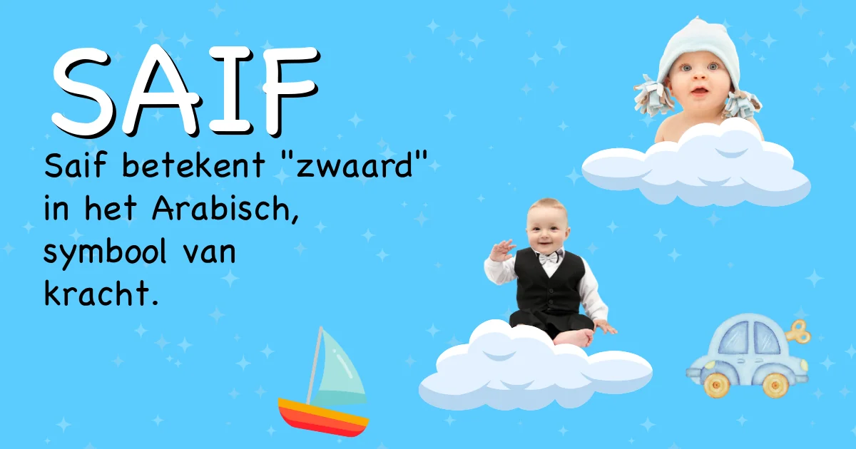 Betekenis van de naam Saif - Ontdek de herkomst en betekenis van deze voornaam