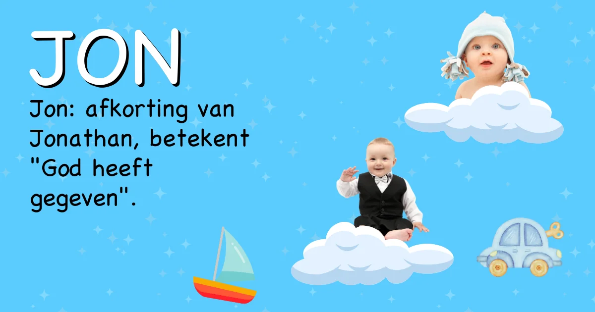 Betekenis van de naam Jon - Ontdek de herkomst en betekenis van deze voornaam