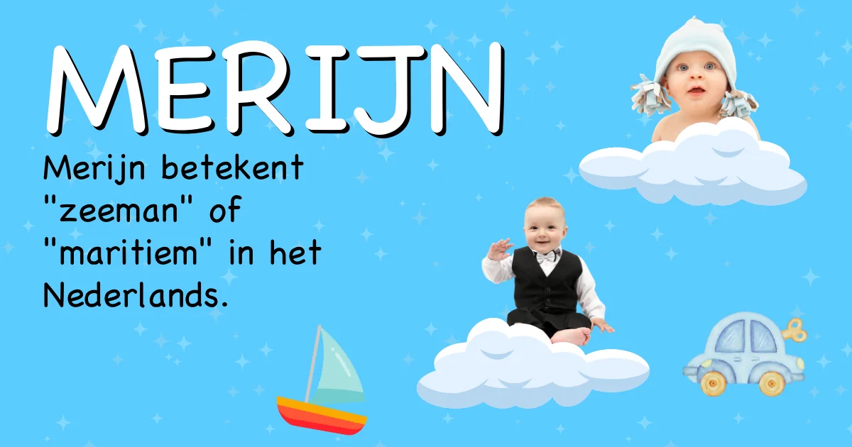 Betekenis van de naam Merijn - Ontdek de herkomst en betekenis van deze voornaam