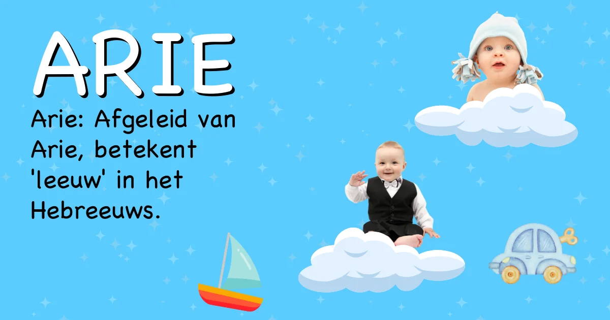 Betekenis van de naam Arie - Ontdek de herkomst en betekenis van deze voornaam