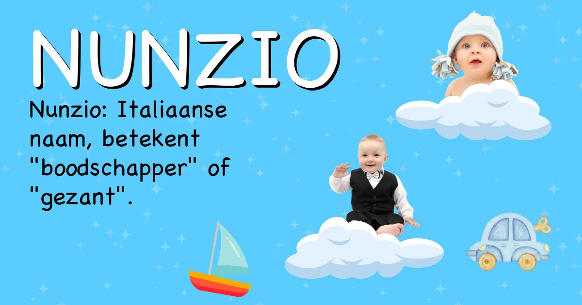 Betekenis van de naam Nunzio - Ontdek de herkomst en betekenis van deze voornaam